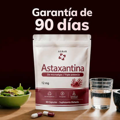 Albar Astaxantina - El Antioxidante Más Potente de la Naturaleza para la Protección Celular y el Bienestar Integral